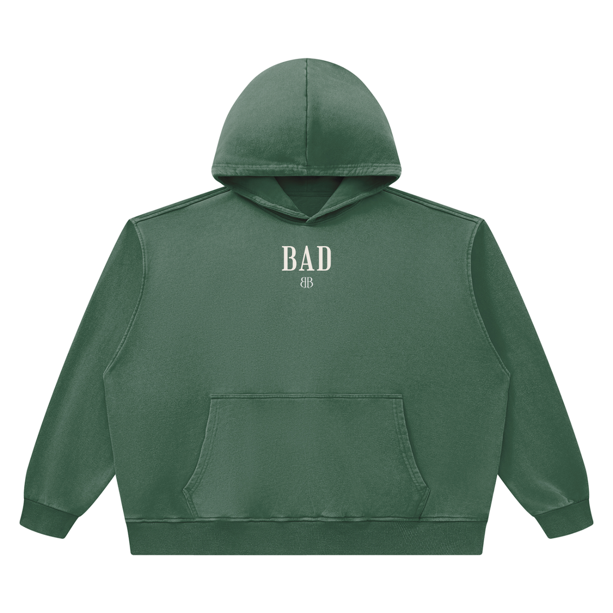 BORN BAD Heavyweight Washed Co-ord — Boxy Hoodie & Joggers