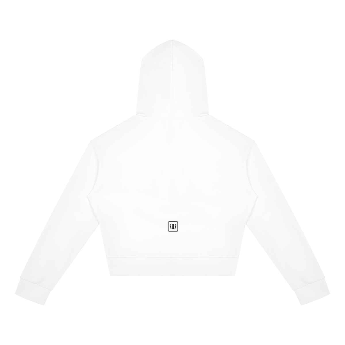 CORE Framed Monogram Cropped Zip Hoodie
