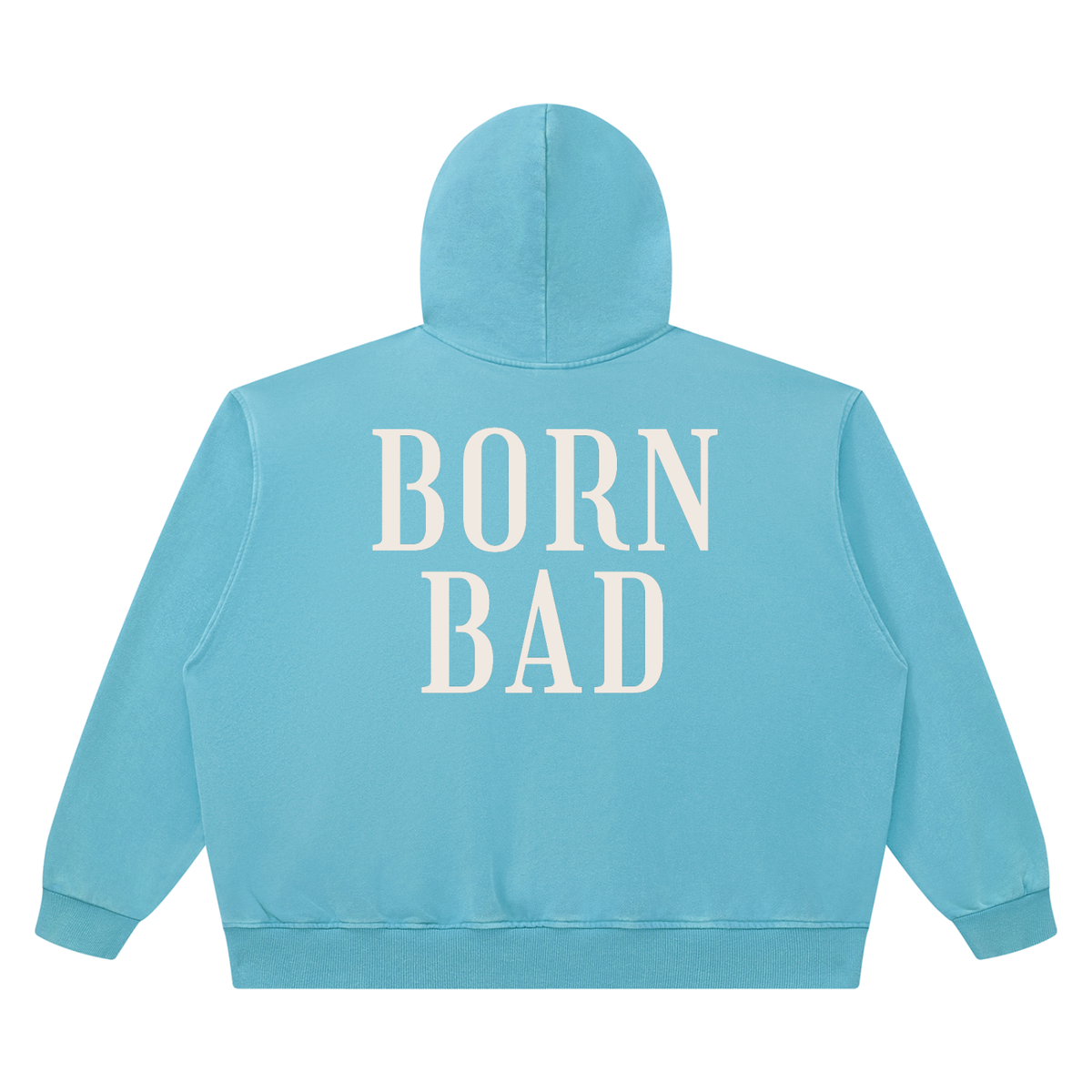 BORN BAD Heavyweight Washed Co-ord — Boxy Hoodie & Joggers