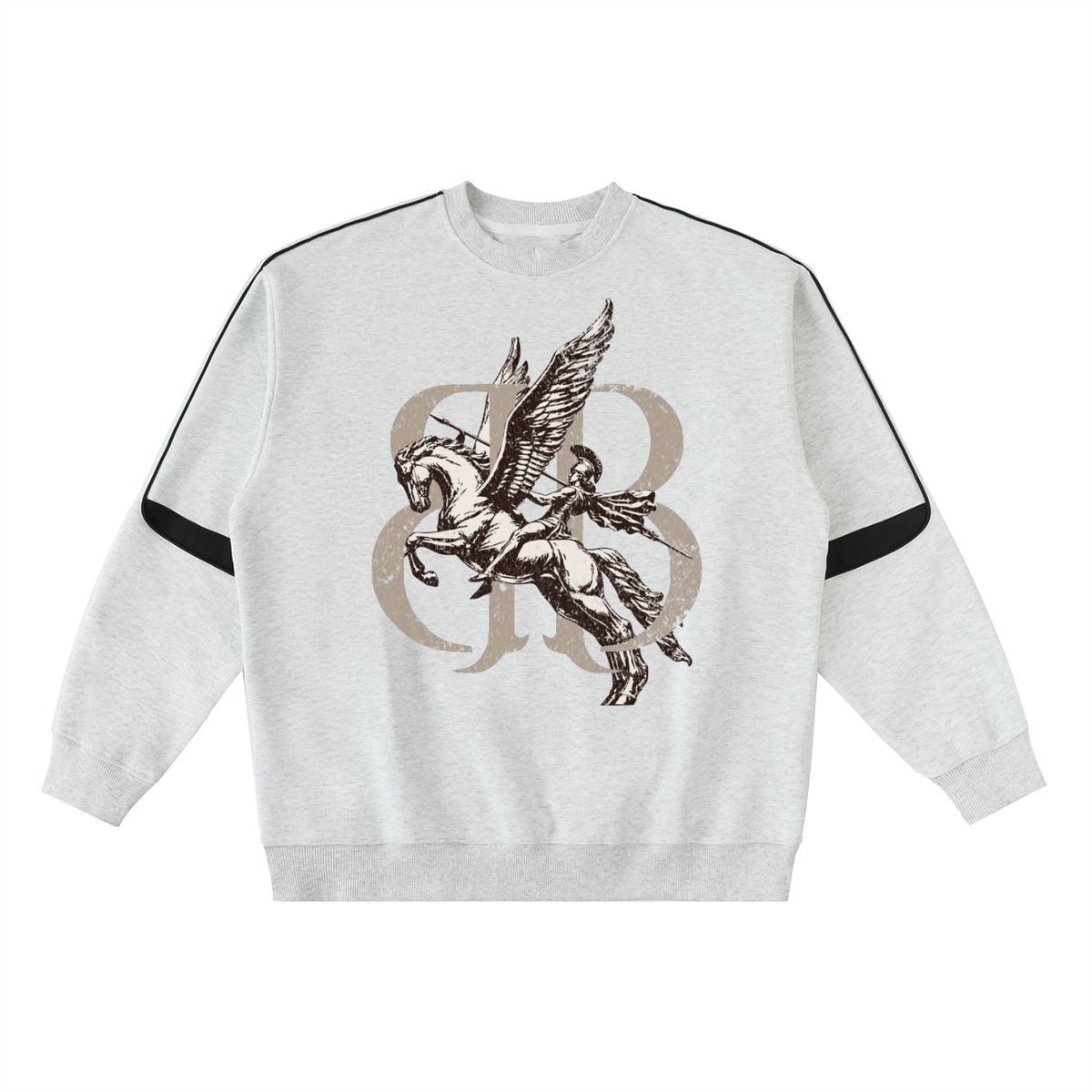 HERITAGE Winged Monogram Taped Sweatshirt
