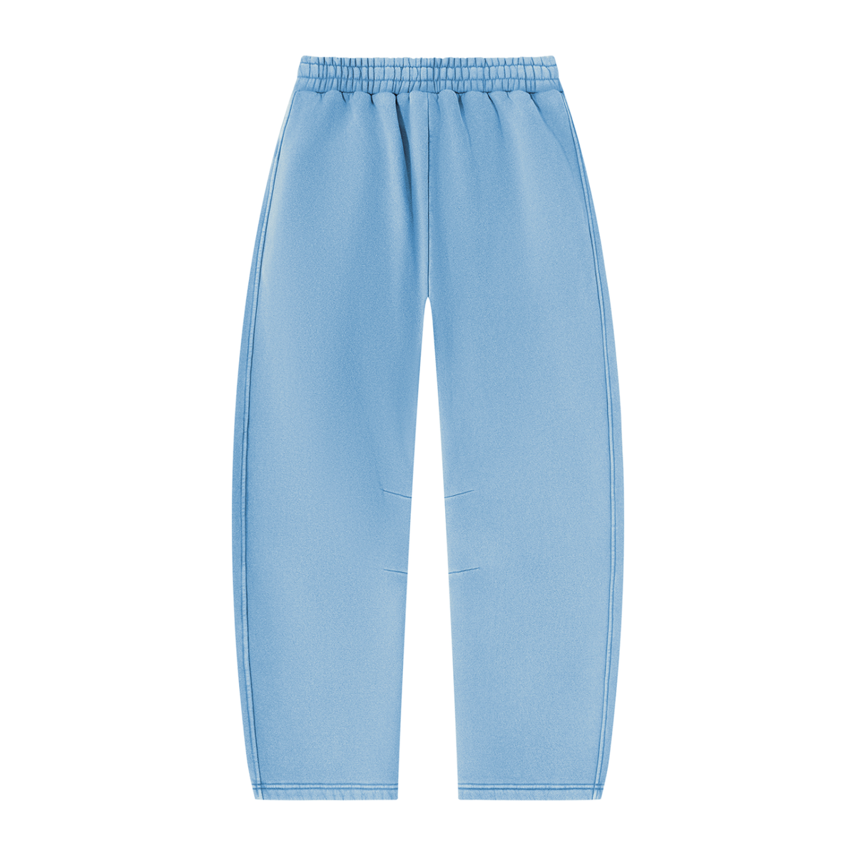 CORE Crest Washed Co-ord — Boxy Hoodie & Barrel-Leg Sweatpants