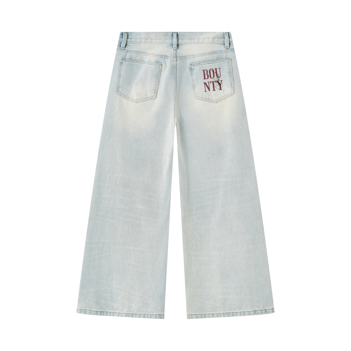 BORN BAD Sunfade Wide-Leg Jeans