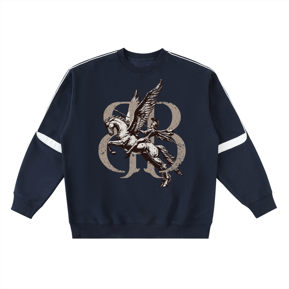 HERITAGE Winged Monogram Taped Sweatshirt