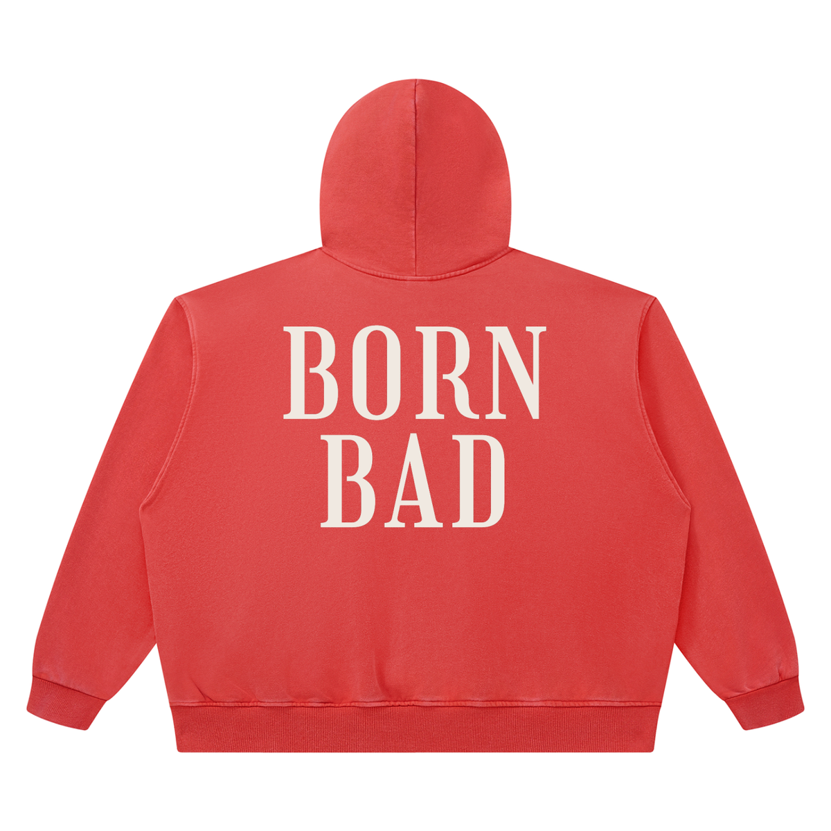 BORN BAD Heavyweight Washed Co-ord — Boxy Hoodie & Joggers