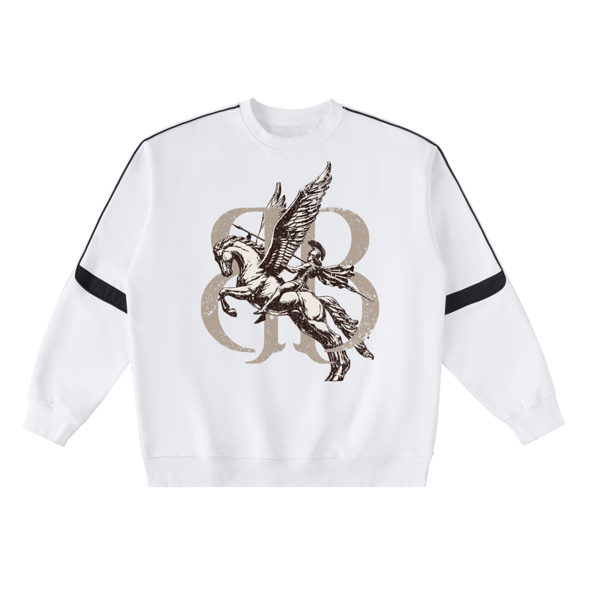 HERITAGE Winged Monogram Taped Sweatshirt