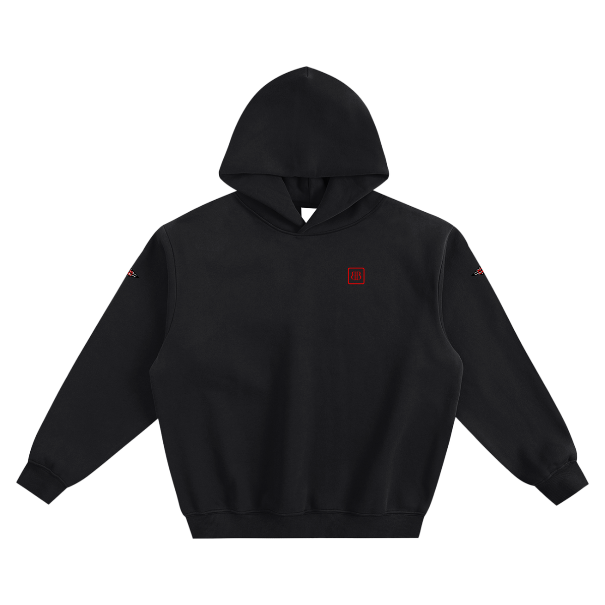 CORE Redline Monogram Boxy Fleece Hoodie
