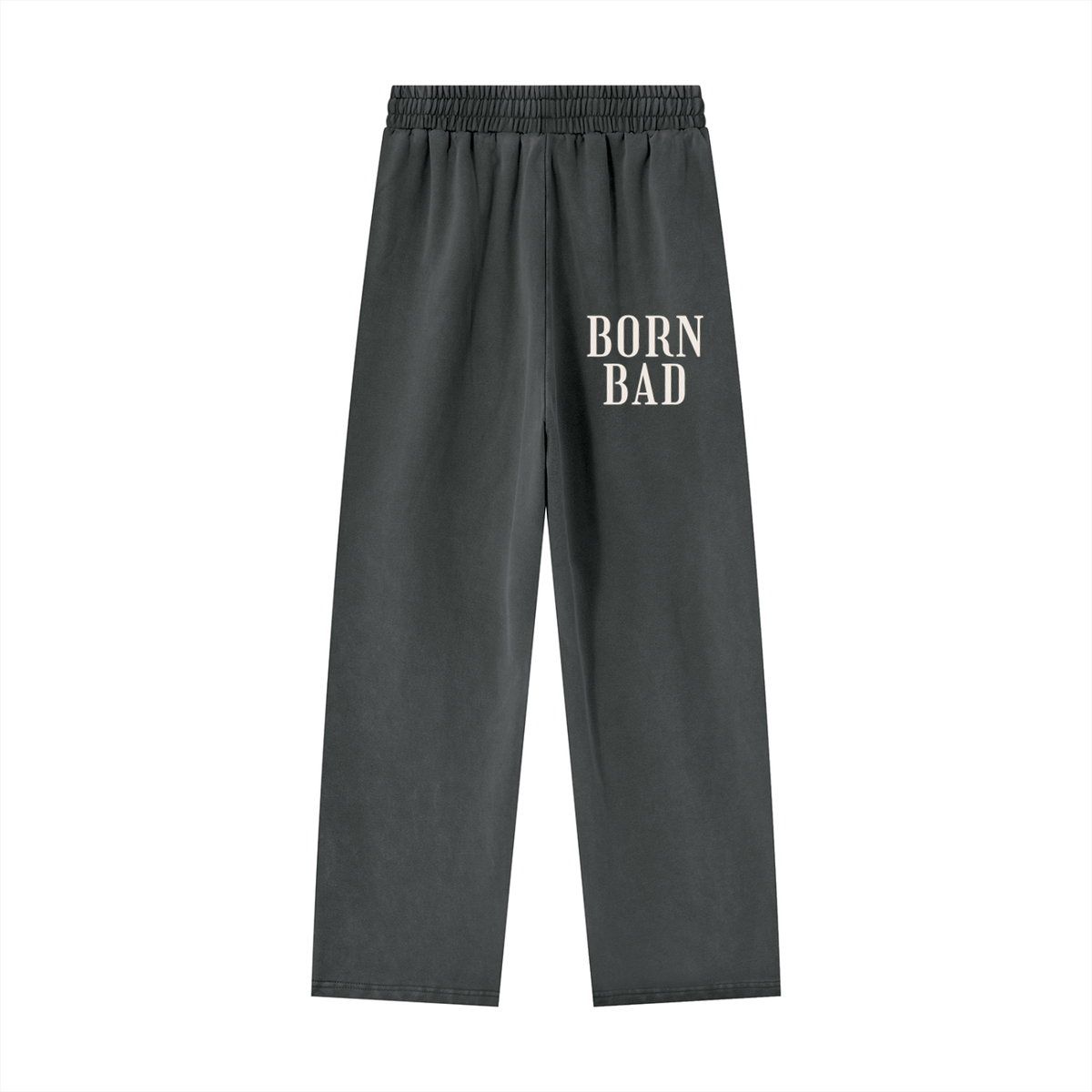 BORN BAD Heavyweight Washed Co-ord — Boxy Hoodie & Joggers