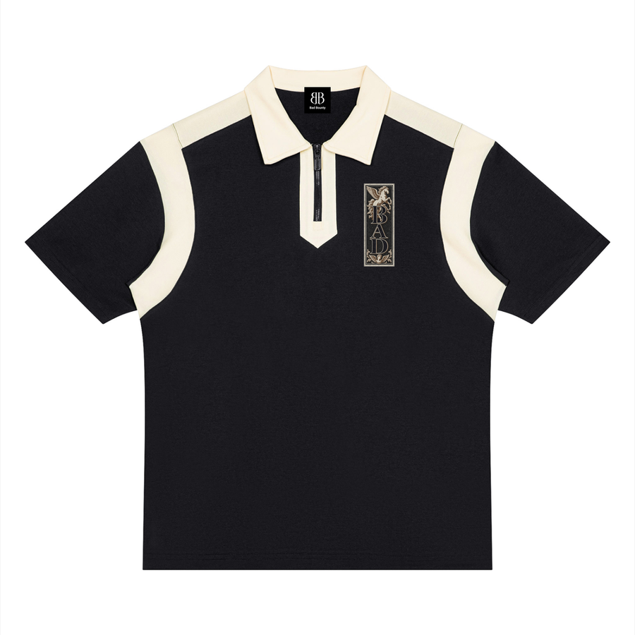 Black  with Apricot