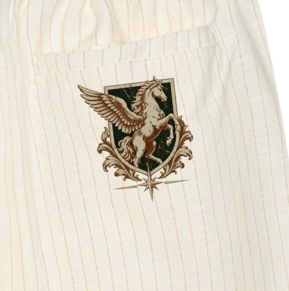 BORN BAD Pegasus Pinstripe Track Set